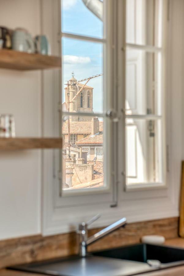 Les Cles De Laure - Wine Loft, Terrasse Et Vue Extraordinaire Sur La Cite Medievale 卡尔卡松 外观 照片